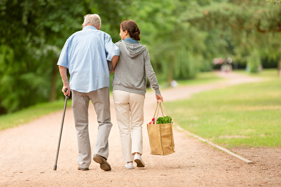 couple walking 