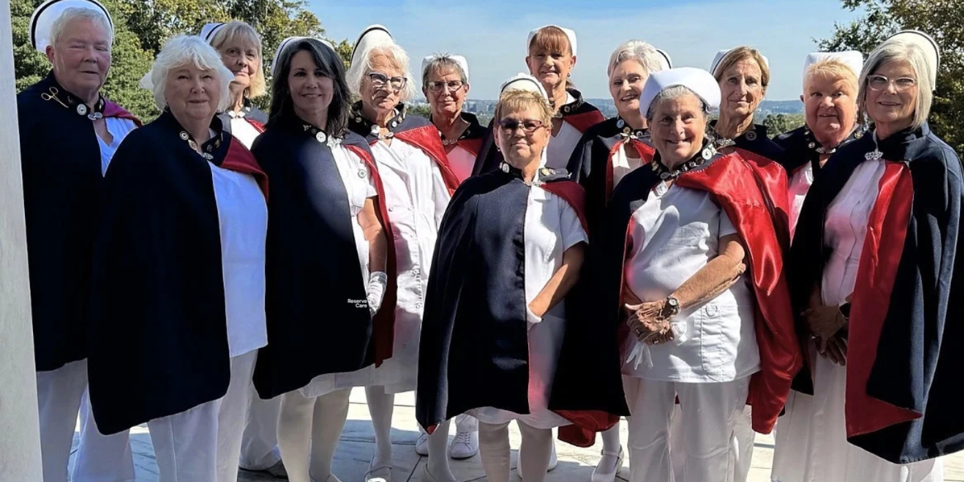 group of nurses at honor guard